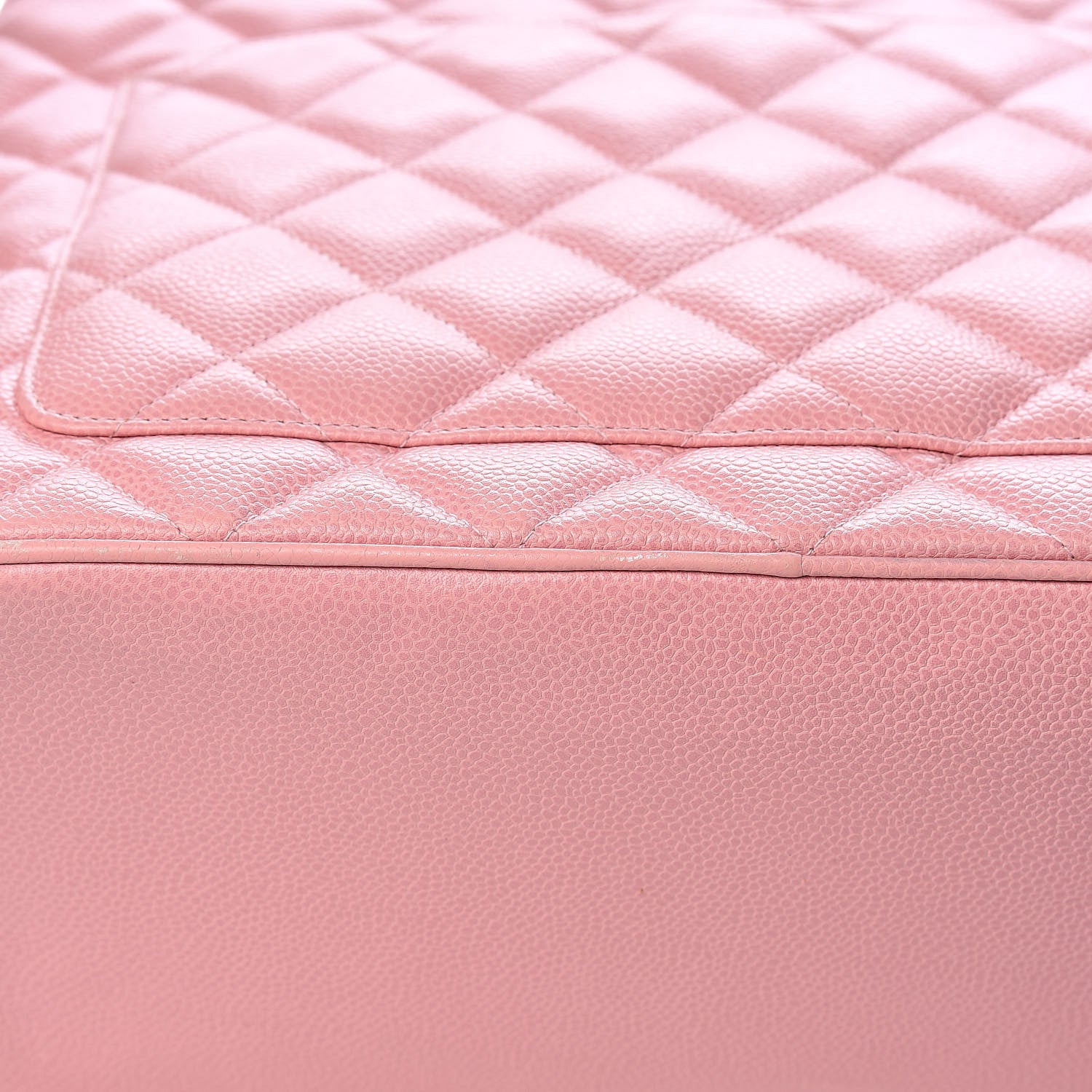 Chanel Caviar Quilted Medallion Tote Light Pink 14 of 16