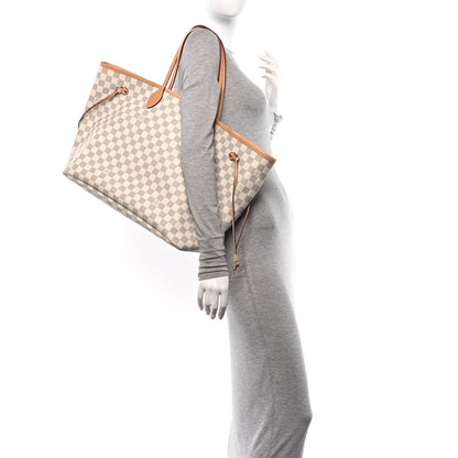 Louis Vuitton Damier Azur Neo Neverfull GM Rose Ballerine 2 of 9