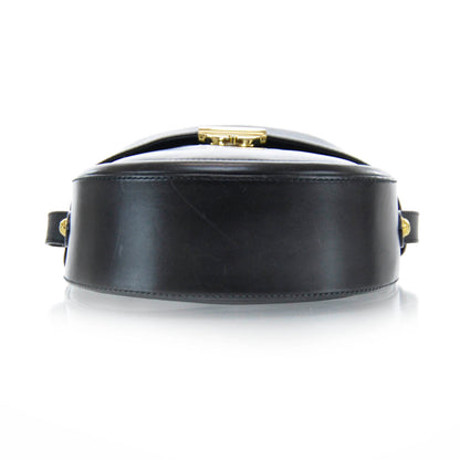 FASHIONPHILE SALVATOREFERRAGAMOSmoothCalfskinShoulderBagBlack 5 of 8