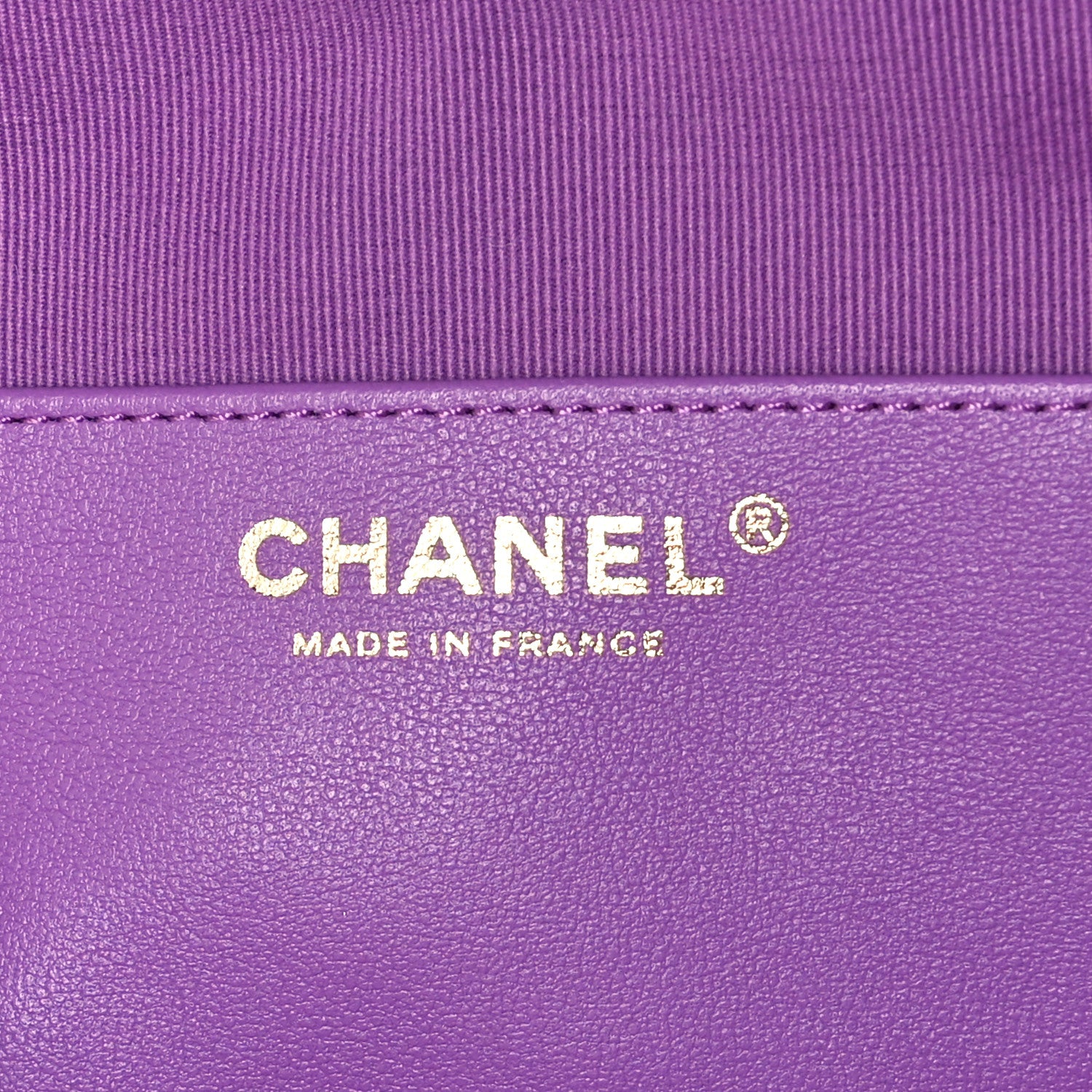 Chanel Lambskin Quilted CC In Love Heart Bag Purple 8 of 12