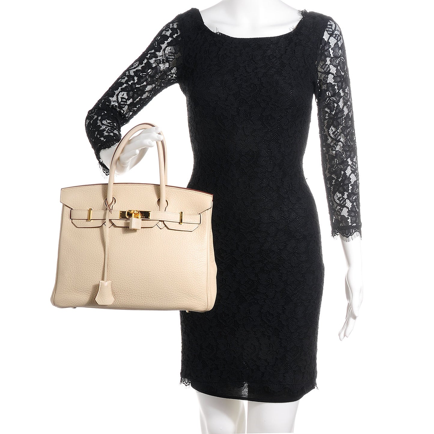 Taurillon Clemence Birkin 30 Parchemin