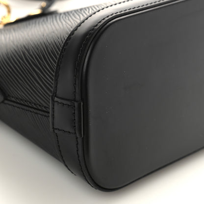 Louis Vuitton Epi Alma Mini Black 7 of 9