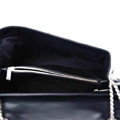 Saint Laurent Calfskin Y Quilted Monogram Large Loulou Chain Satchel Black 11 of 14