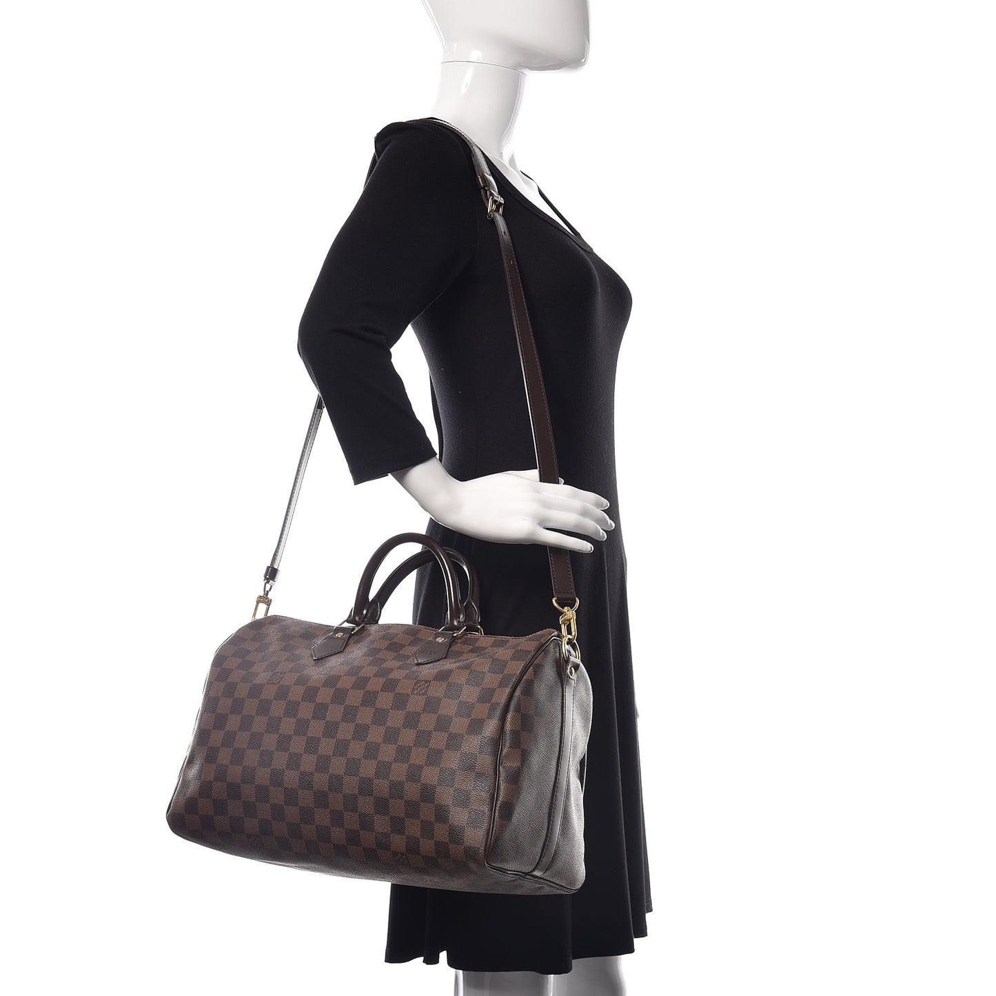 Damier Ebene Speedy Bandouliere 35