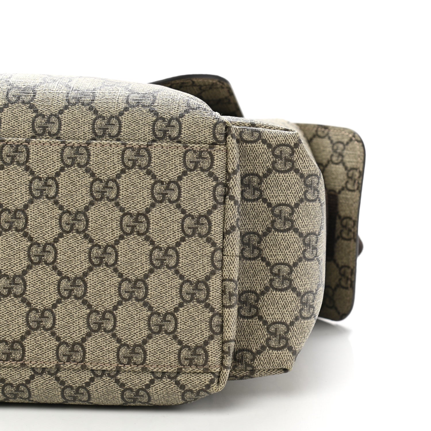 Gucci GG Plus Monogram Messenger Diaper Bag Dark Brown 11 of 11