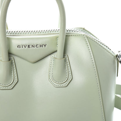 Givenchy Shiny Lord Calfskin Mini Antigona Aqua Green 19 of 24