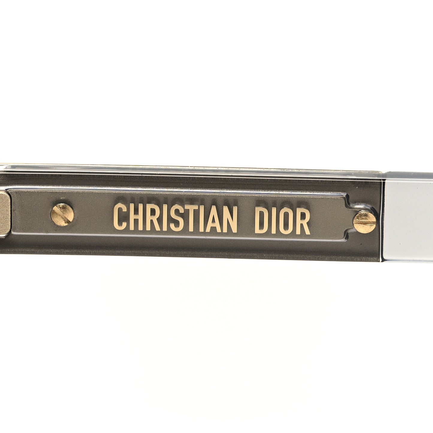 Diorsignature S5U Square Sunglasses Gold