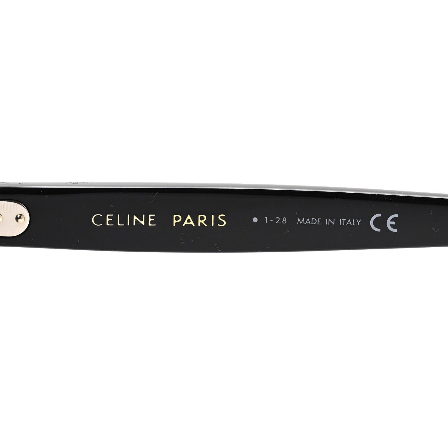 Celine Acetate Crystal Sunglasses CL4066FS Black 5 of 6