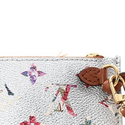 Louis Vuitton Metallic Monogram LV Garden Neverfull MM GM Pochette Silver 8 of 8