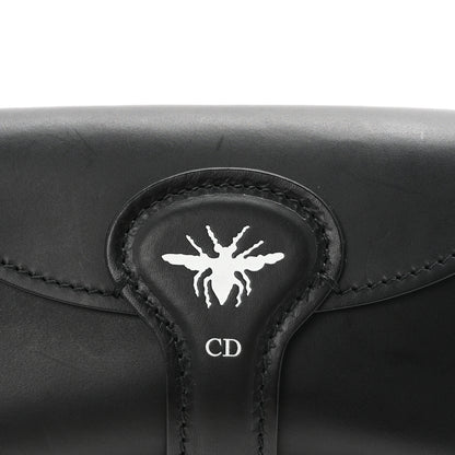 Christian Dior Grained Calfskin D-Bee Shoulder Bag Black 8 of 10