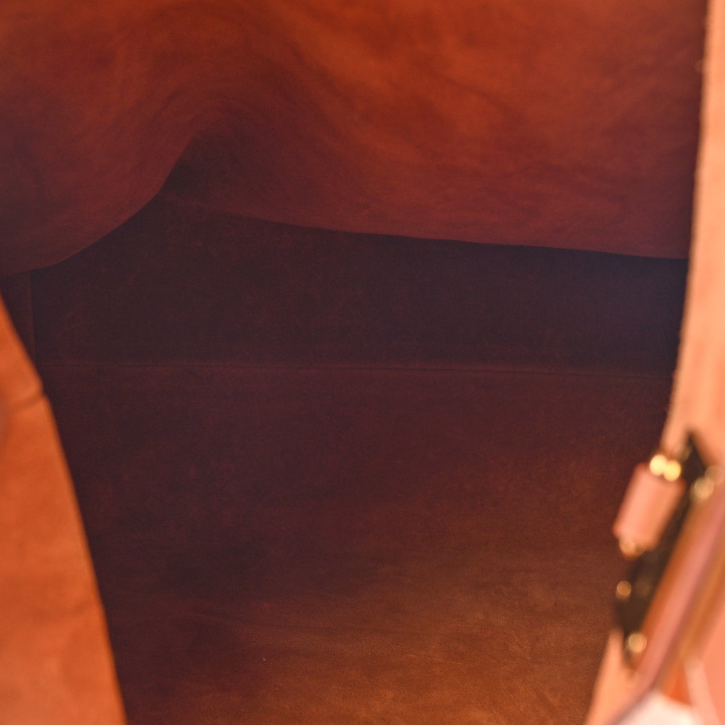 Grained Calfskin Low Key Hobo MM Cognac