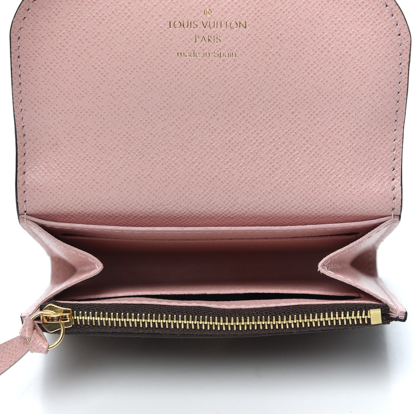 Monogram Rosalie Coin Purse Rose Ballerine