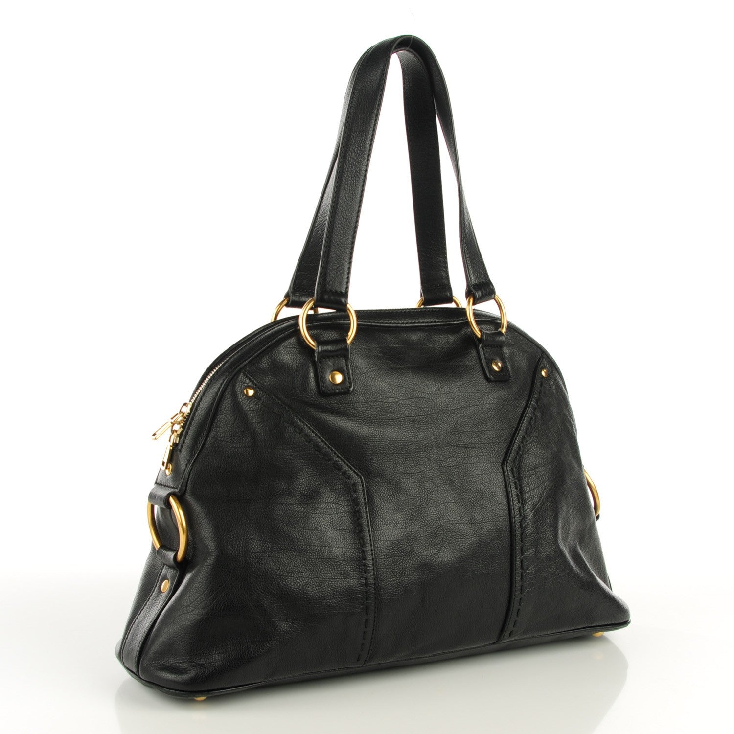 Saint Laurent Calfskin Large Muse Black 3 of 7