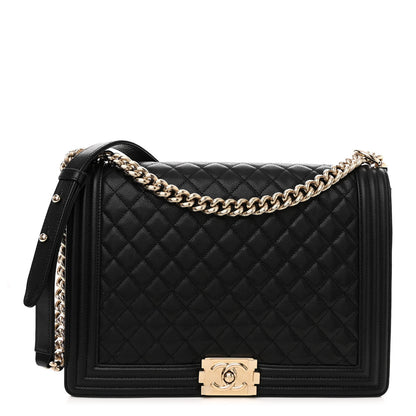 Chanel Caviar Quilted Large Boy Flap Black 1 of 9