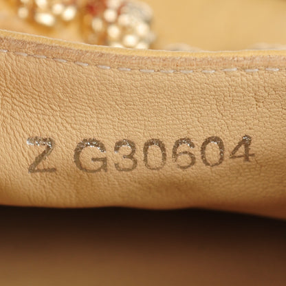 Chanel Lambskin Camellia CC Espadrilles 40 Beige Black 8 of 8