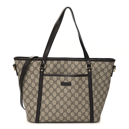 Gucci GG Supreme Monogram Medium Joy Tote Dark Brown 1 of 11