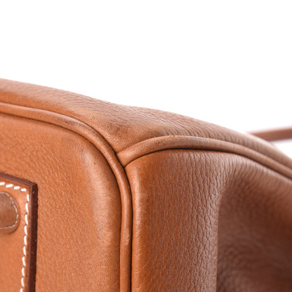 Hermes Natural Barenia Faubourg Birkin 35 Fauve 39 of 45