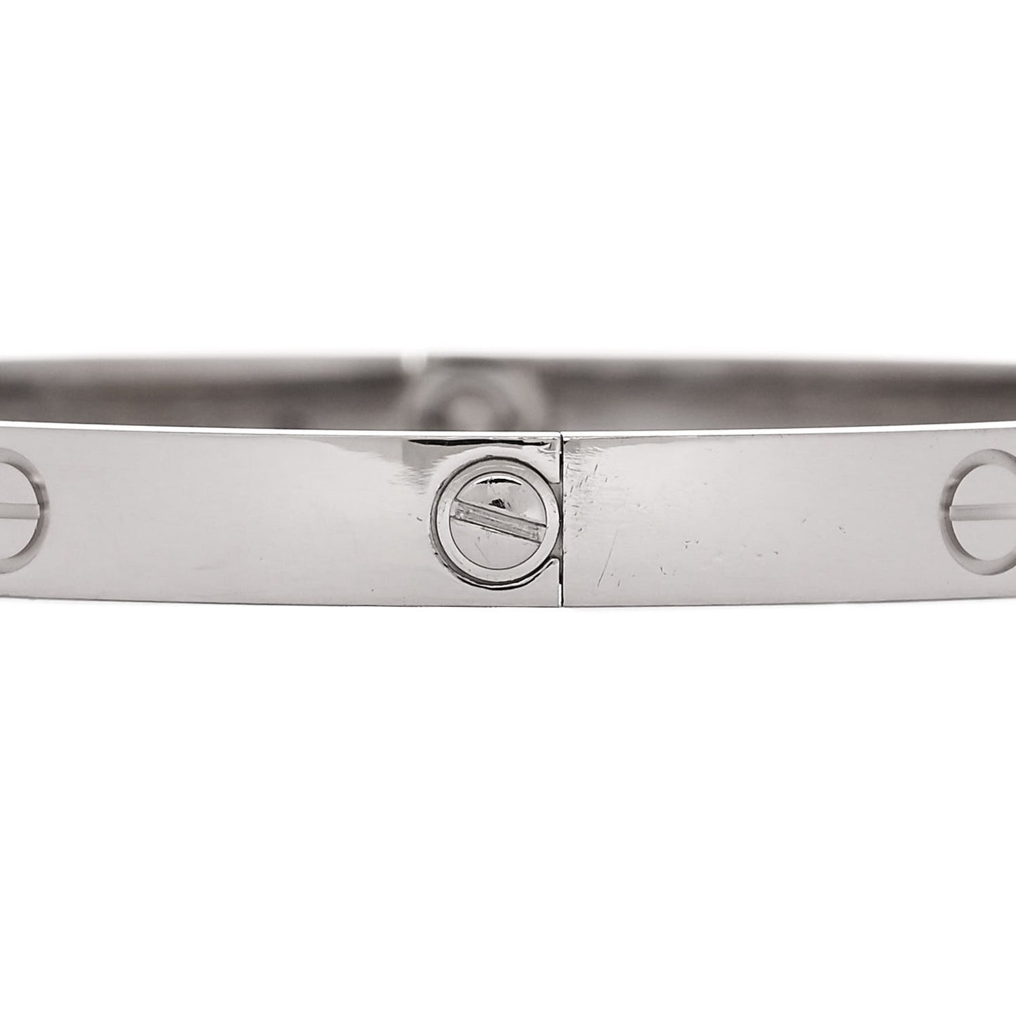 18K White Gold LOVE Bracelet 21