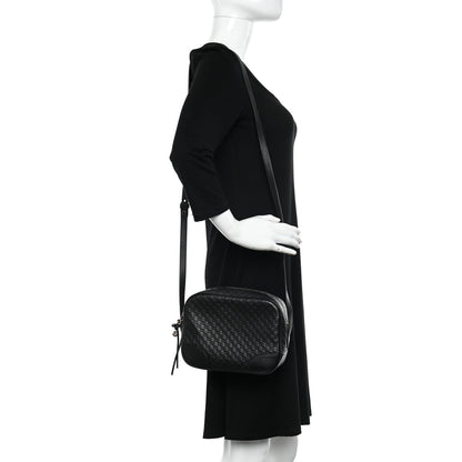 Gucci Microguccissima Mini Bree Messenger Bag Black 2 of 12