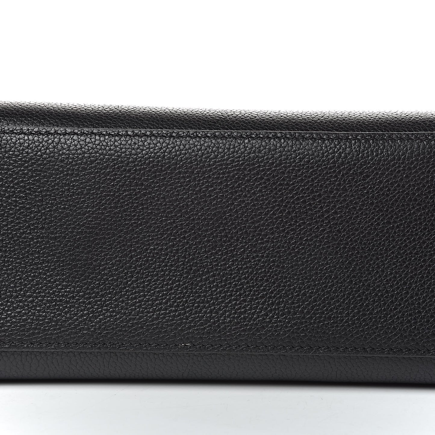 Calfskin Taurillon Studded City Steamer One Handle Bag Black