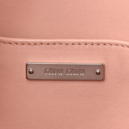 Miu Miu Nappa Matelasse Chain Flap Shoulder Bag Orchidea 6 of 19