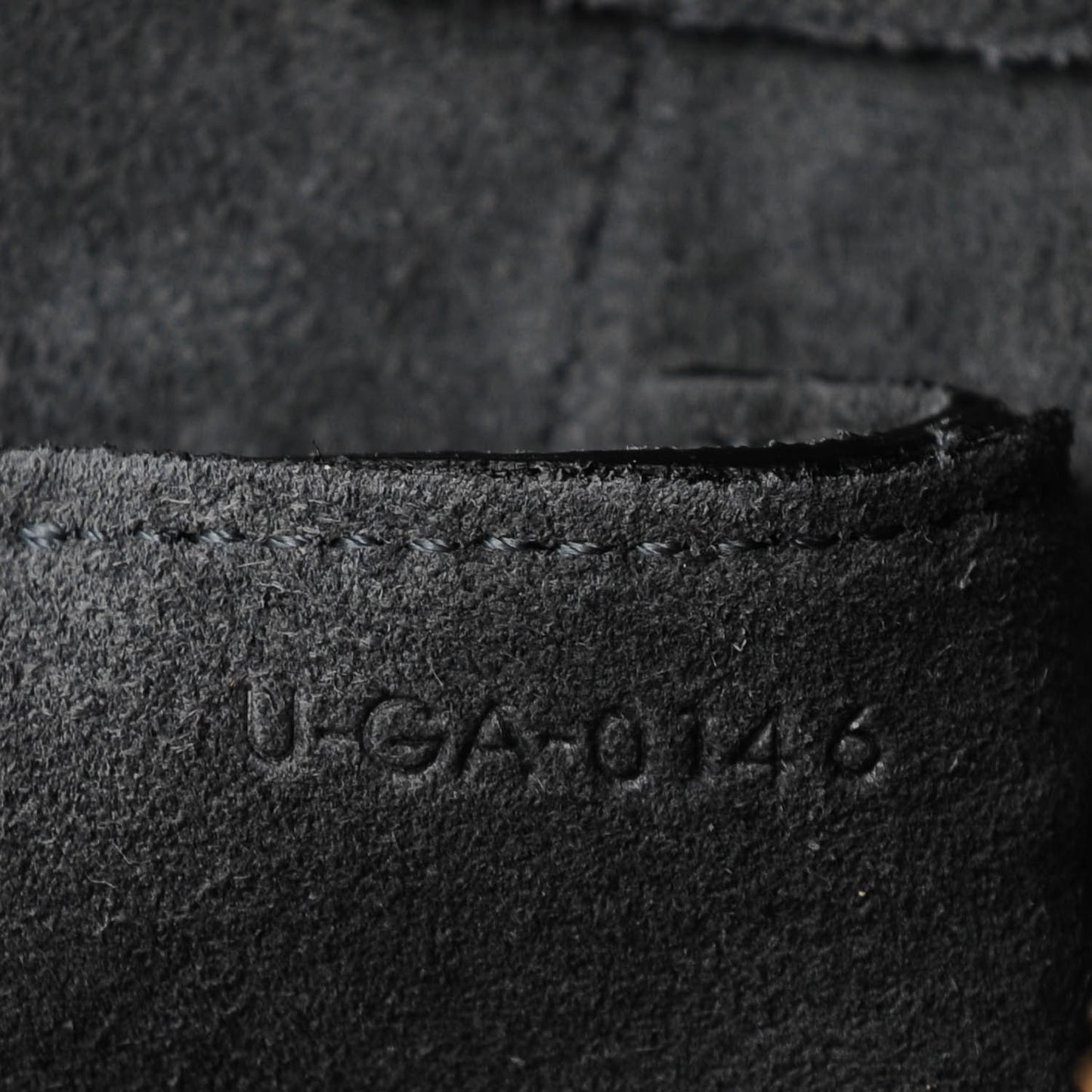 Grained Calfskin Mini Belt Bag Grey