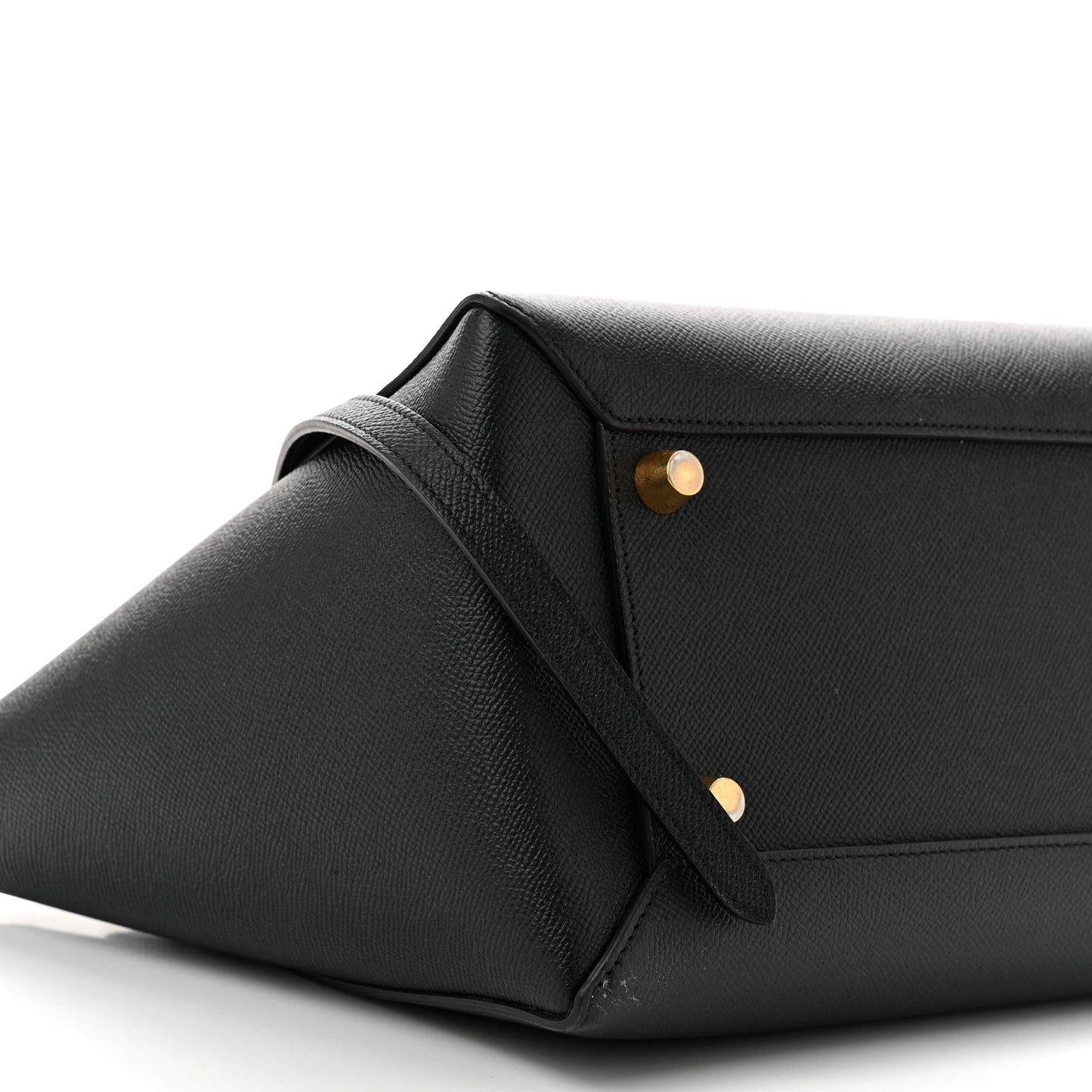 Grained Calfskin Mini Belt Bag Black