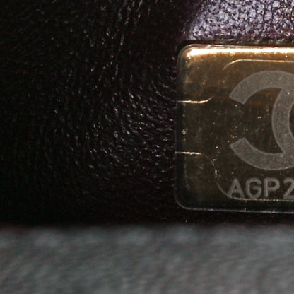 Chanel Caviar Lizard Quilted Small Coco Handle Flap Black 8 of 11