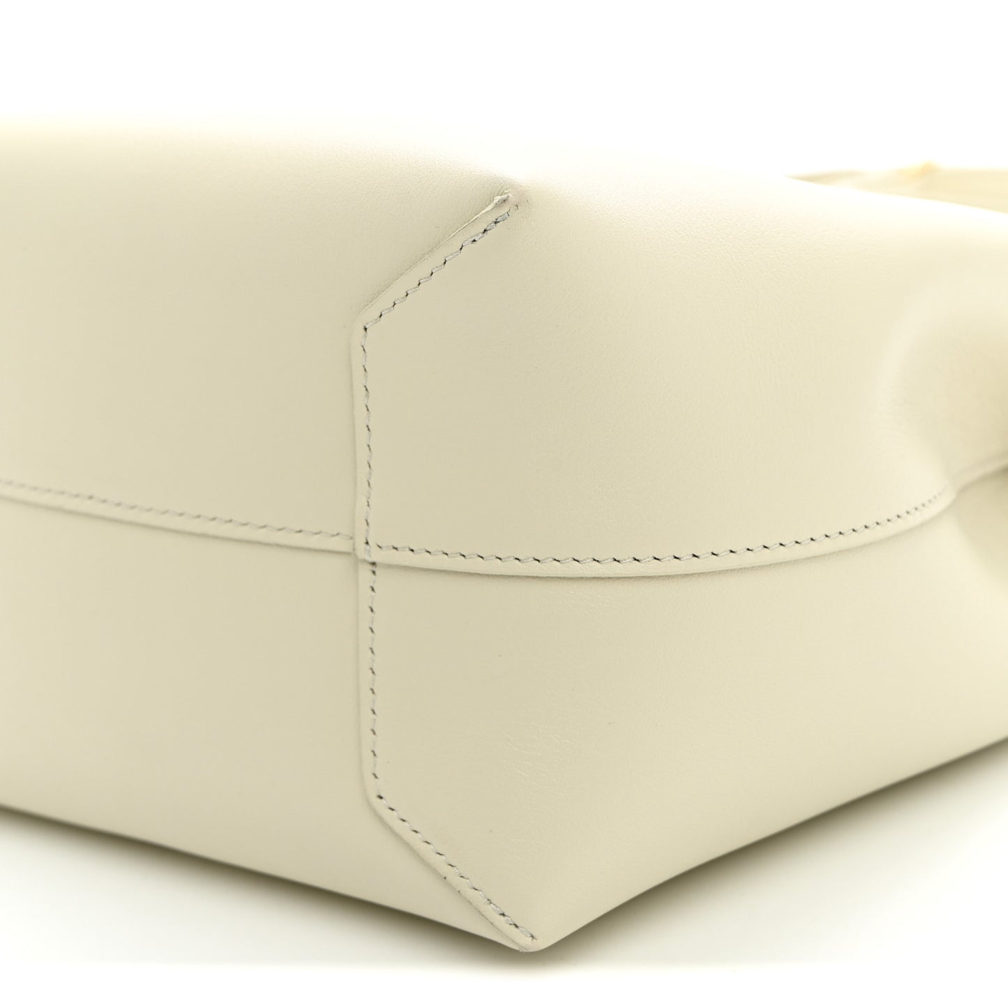 Smooth Calfskin Small Hobo  Rice