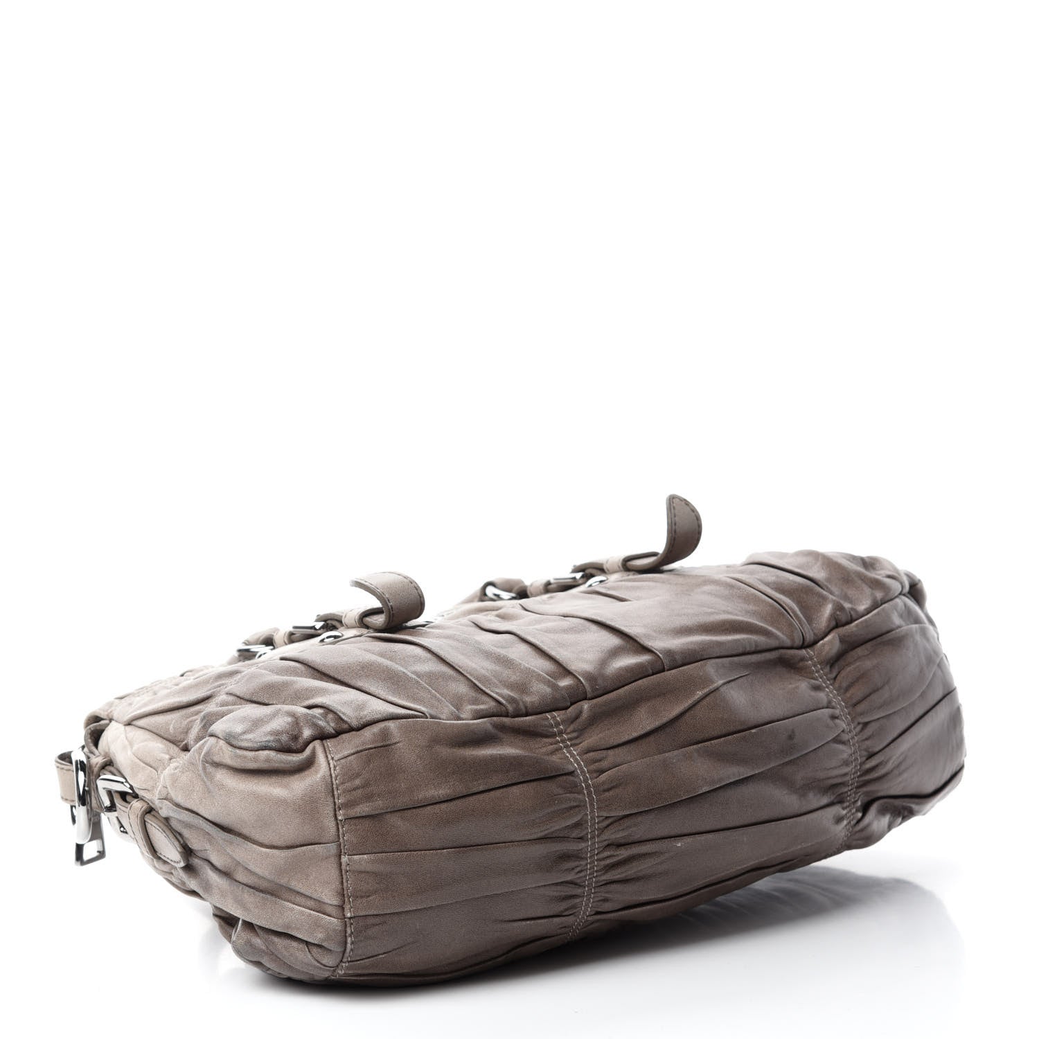 Prada Nappa Gaufre Shopping Satchel Sfumato 4 of 11