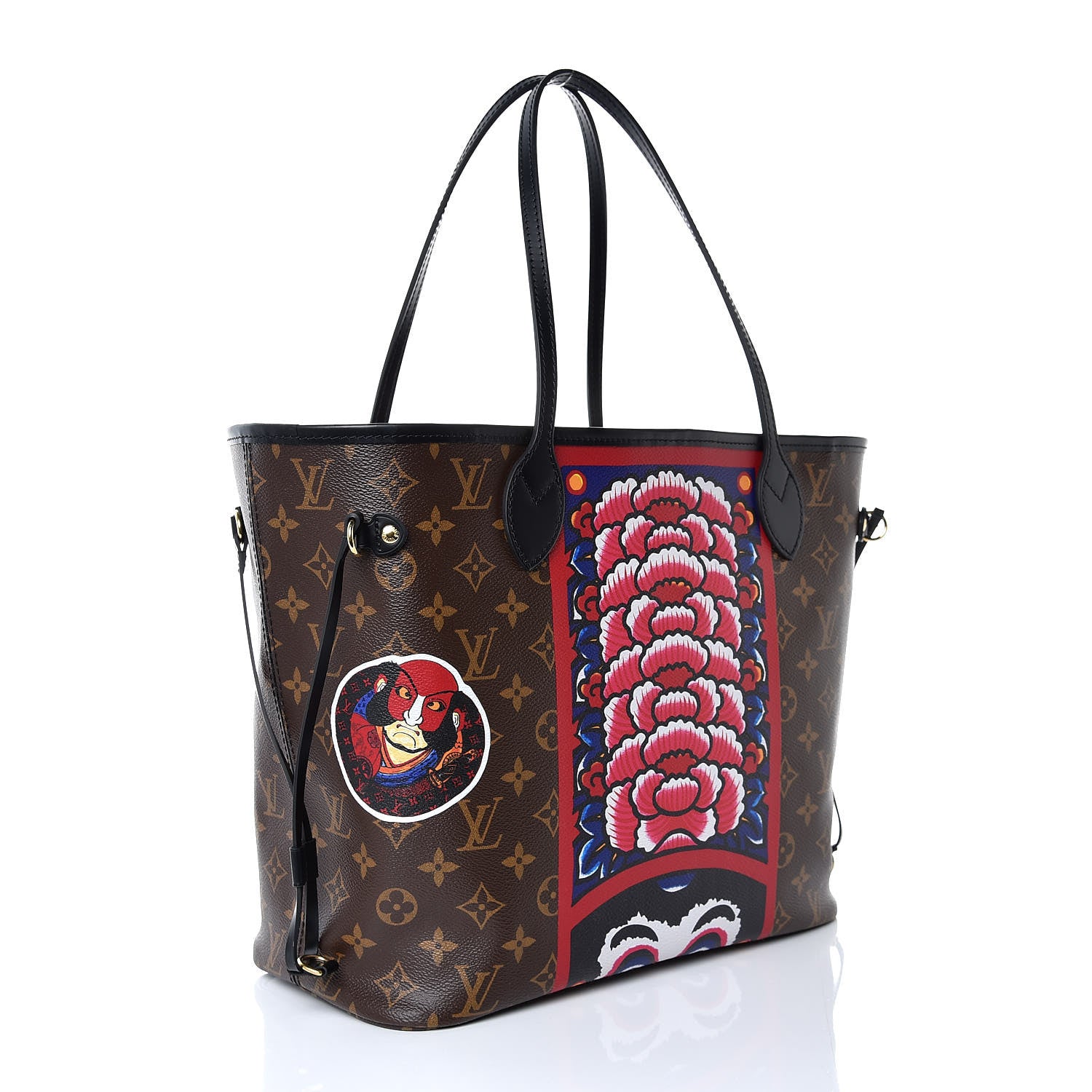 Louis Vuitton Monogram Kabuki Neverfull MM 4 of 8