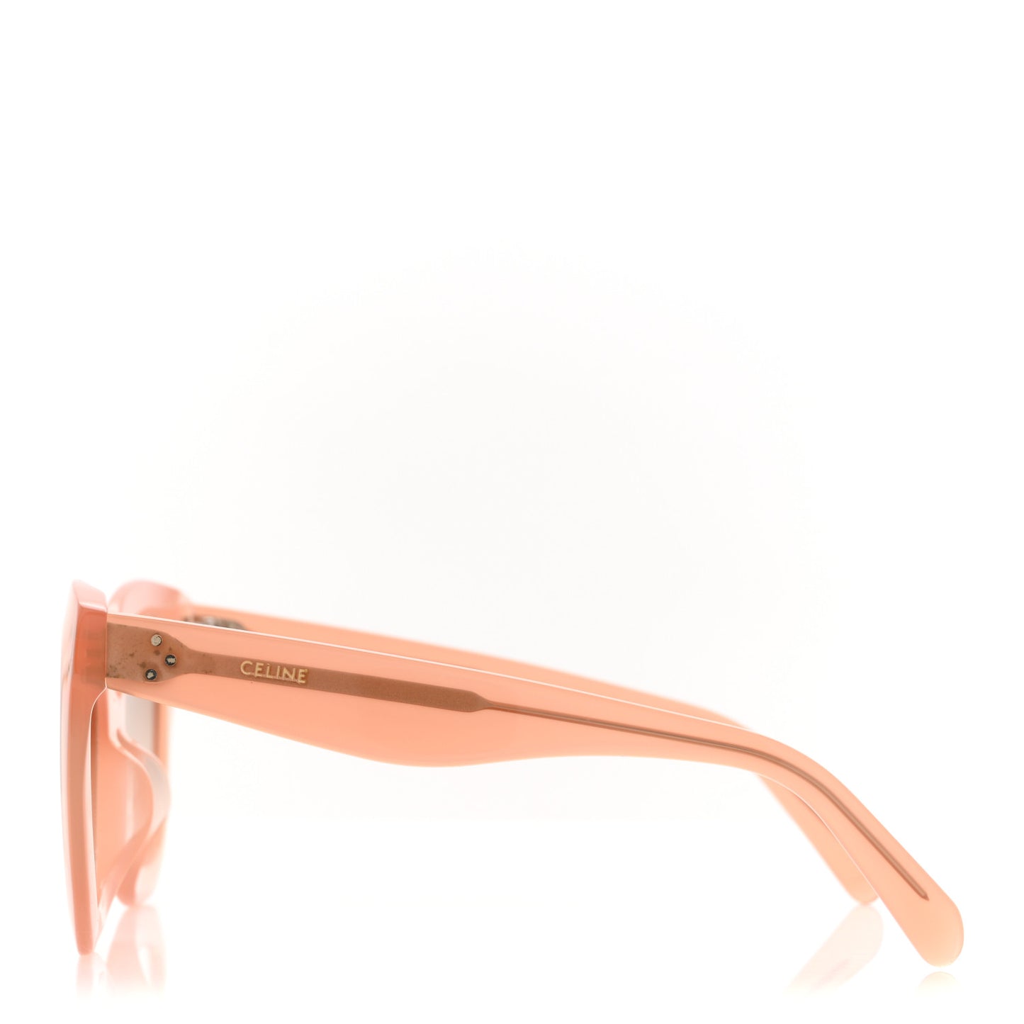 Oversized Round Sunglasses CL4005FN Peach