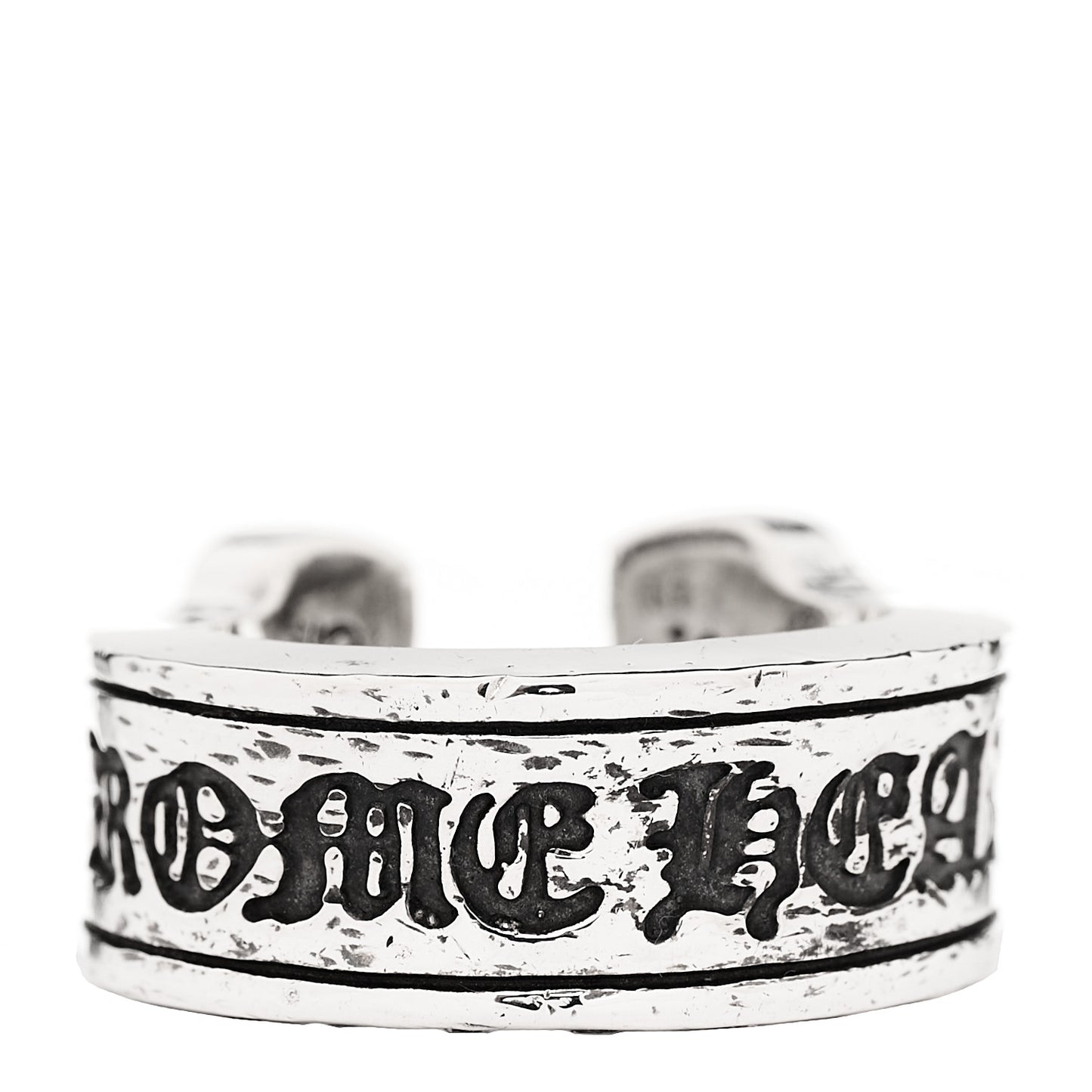 Sterling Silver Diamond Horseshoe Ring 48 4.5