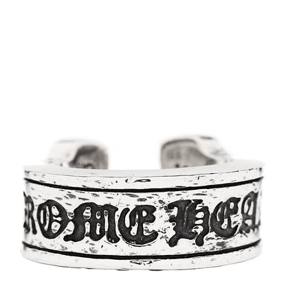 Chrome Hearts Sterling Silver Diamond Horseshoe Ring 48 4.5 1 of 8