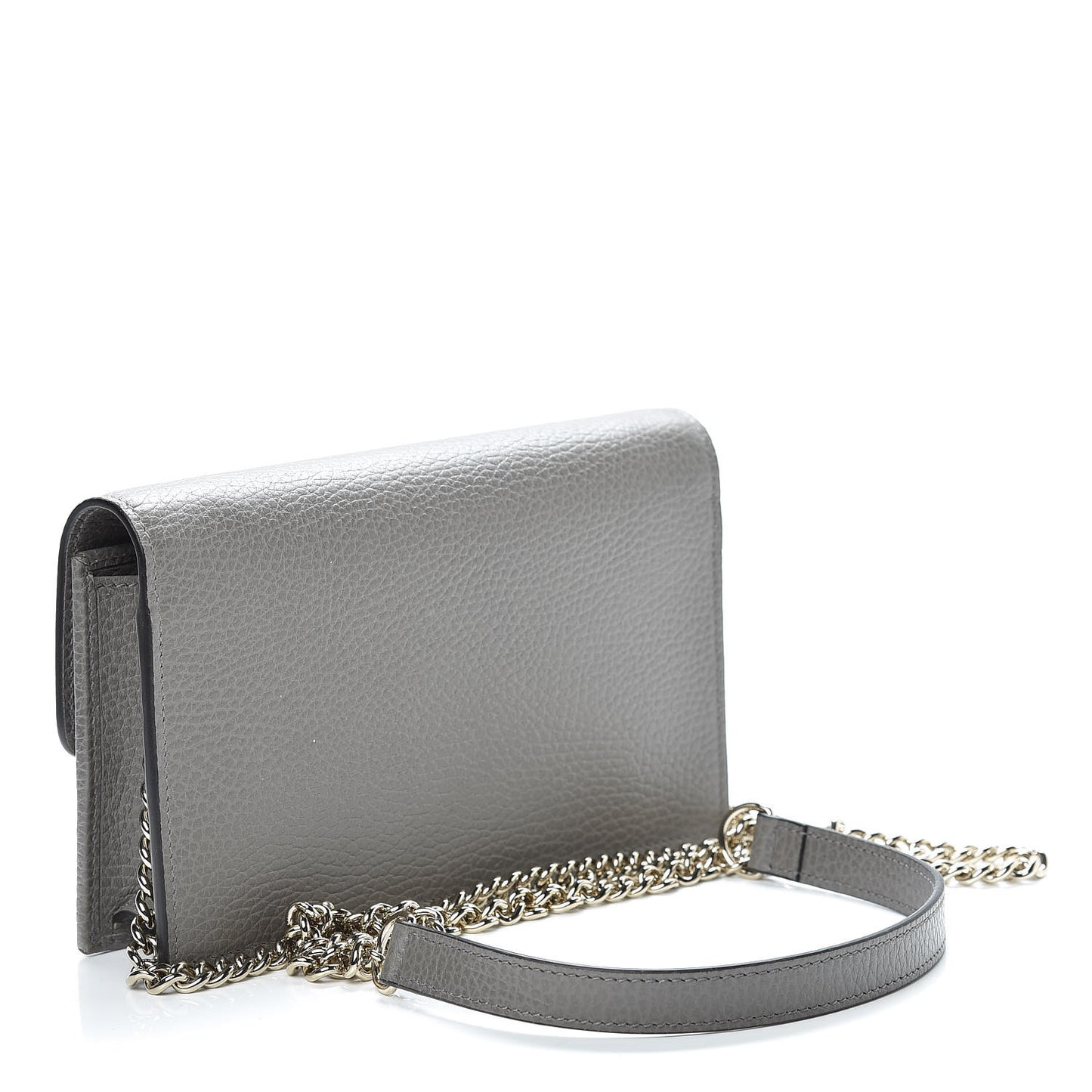 Dollar Calfskin Interlocking G Chain Wallet Loess