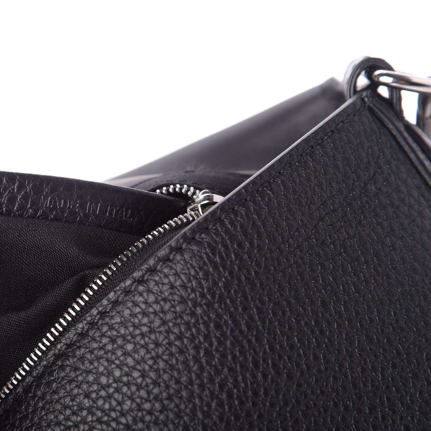 Cuoio Romano Selleria Belt Baguette Bag Black