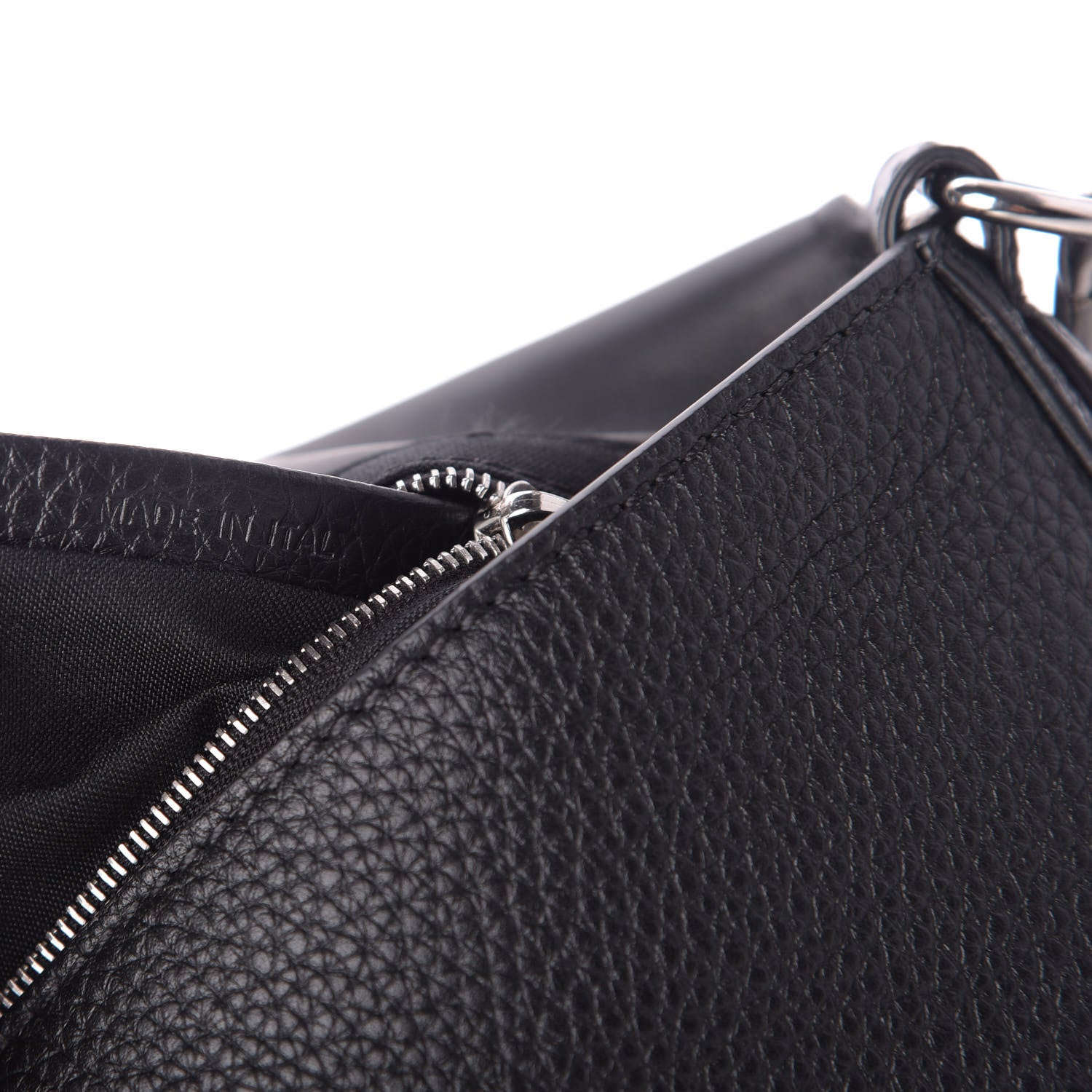 Fendi Cuoio Romano Selleria Belt Baguette Bag Black 9 of 10