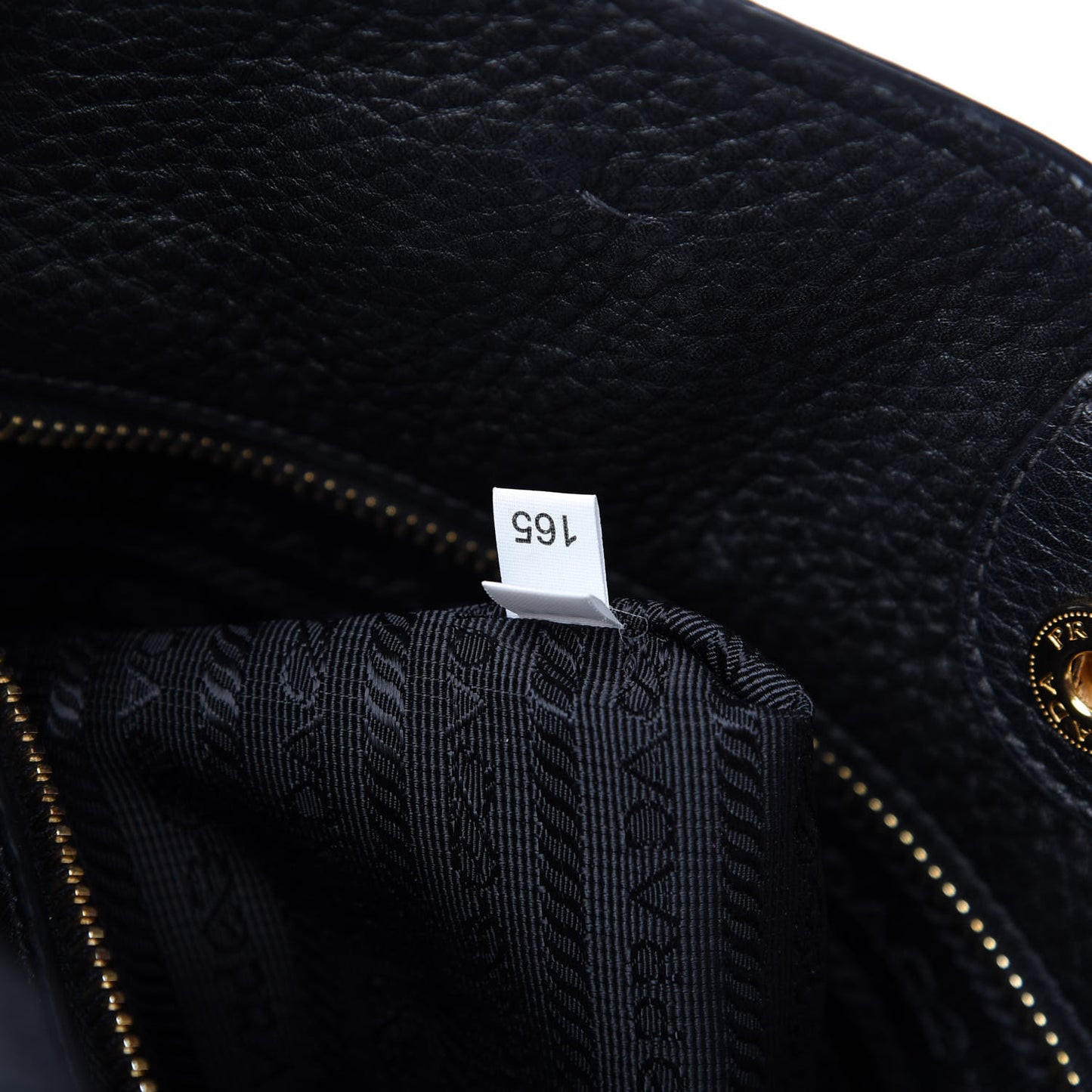 Vitello Daino Shopping Tote Black