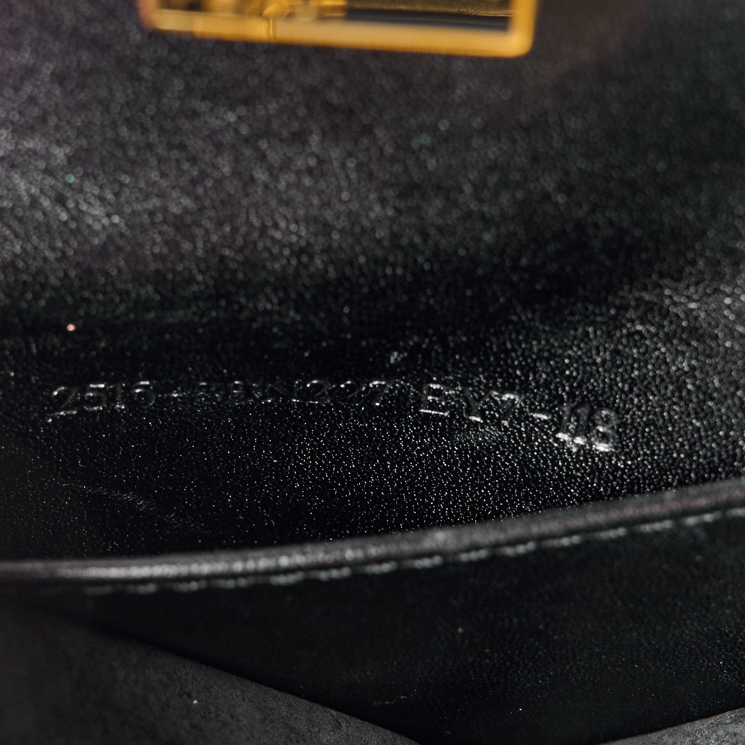 Fendi Vitello Saddle Mini Peekaboo Iconic Satchel Black 9 of 13