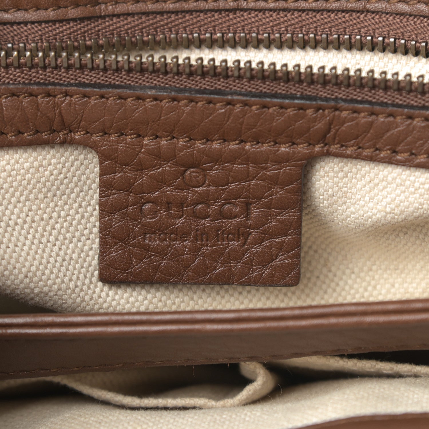 Gucci Cellarius Calfskin GG Marmont Shoulder Bag Nut Brown 6 of 14