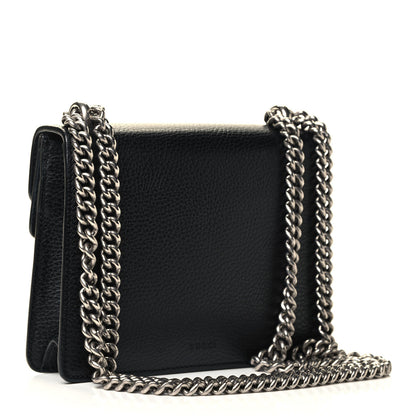 Gucci Calfskin Mini Dionysus Shoulder Bag Black 2 of 4
