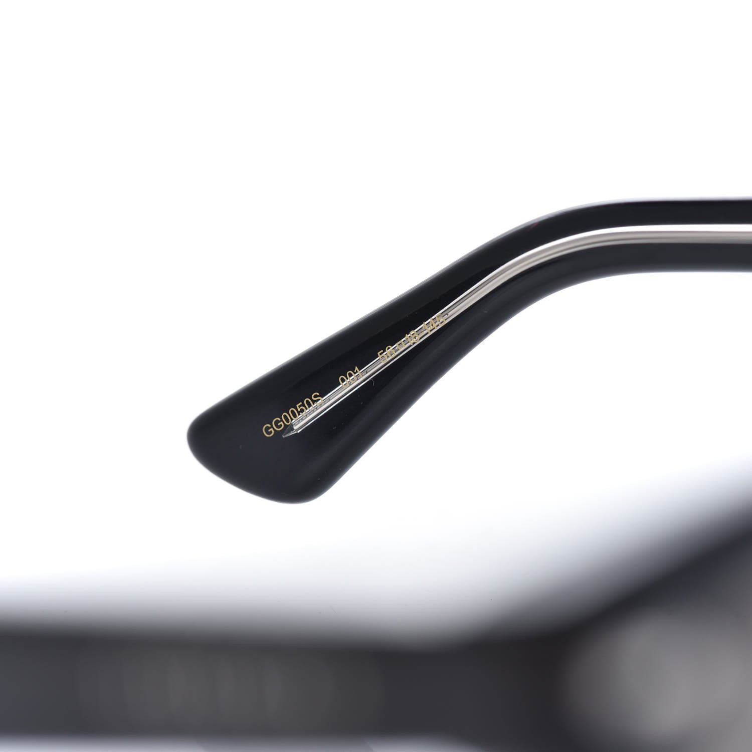Gucci Square Frame Sunglasses GG0050S Black 7 of 9