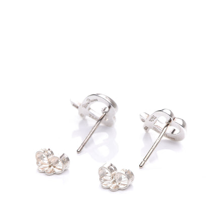 Tiffany Sterling Silver Mini Paloma Picasso Loving Heart Earrings 3 of 6