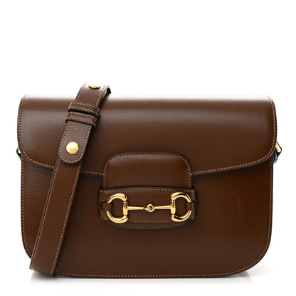Gucci Azalea Calfskin Horsebit 1955 Shoulder Bag Brown Sugar 1 of 11