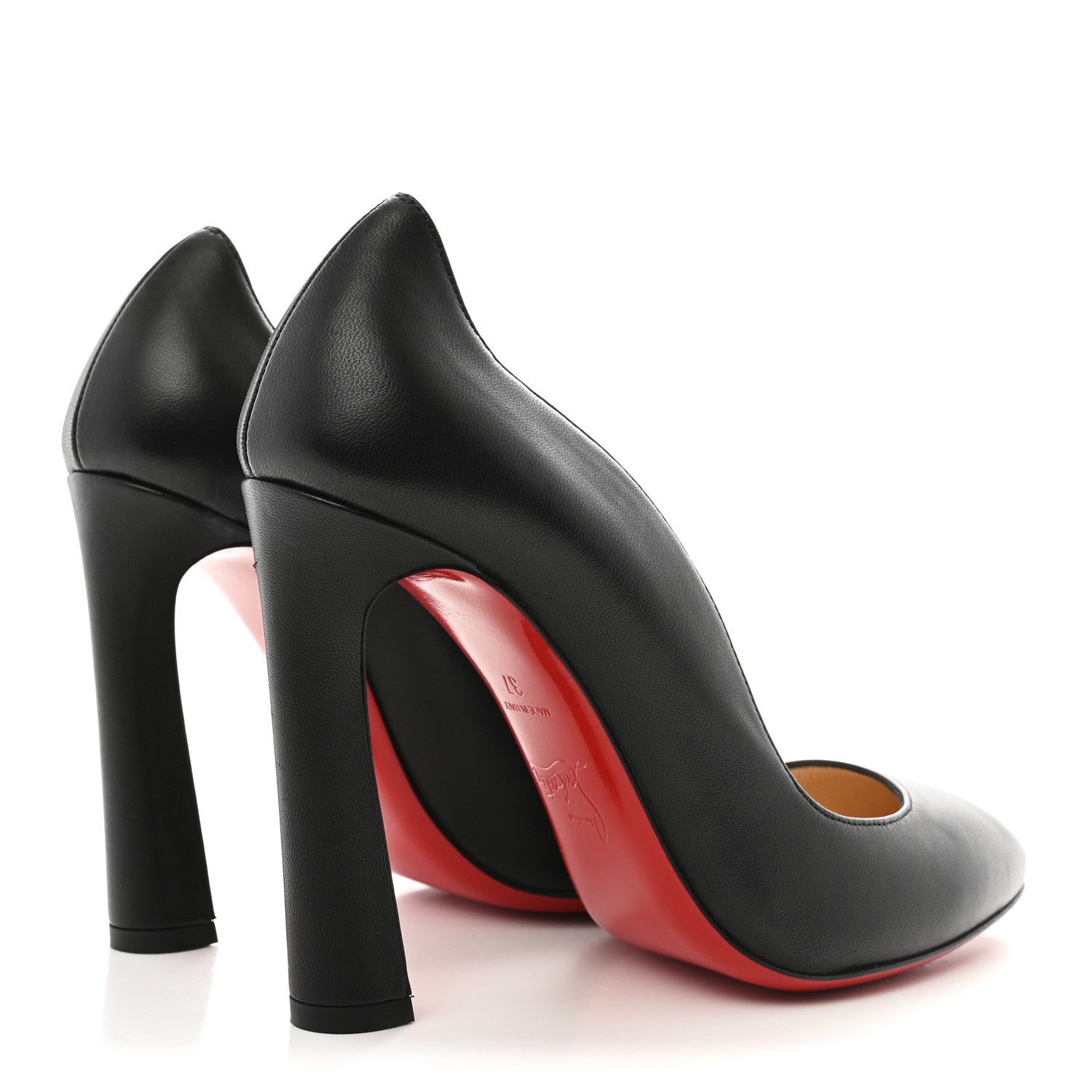 Christian Louboutin Nappa Agneska 100 Platform Pumps 37 Black 5 of 10