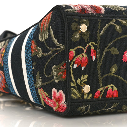 Christian Dior Canvas Embroidered Print Medium Lady D-Lite Multicolor 7 of 9