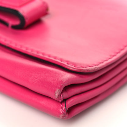 Valentino Garavani Calfskin Va Va Voom Shoulder Bag Pop Fuxia 8 of 15