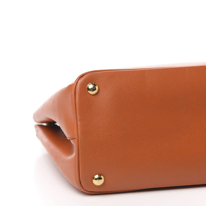 Prada Saffiano Lux Parabole Tote Papaya 8 of 10