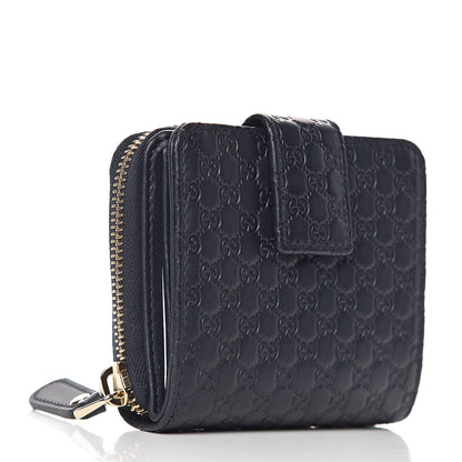 Gucci Microguccissima Compact Wallet Navy 3 of 9