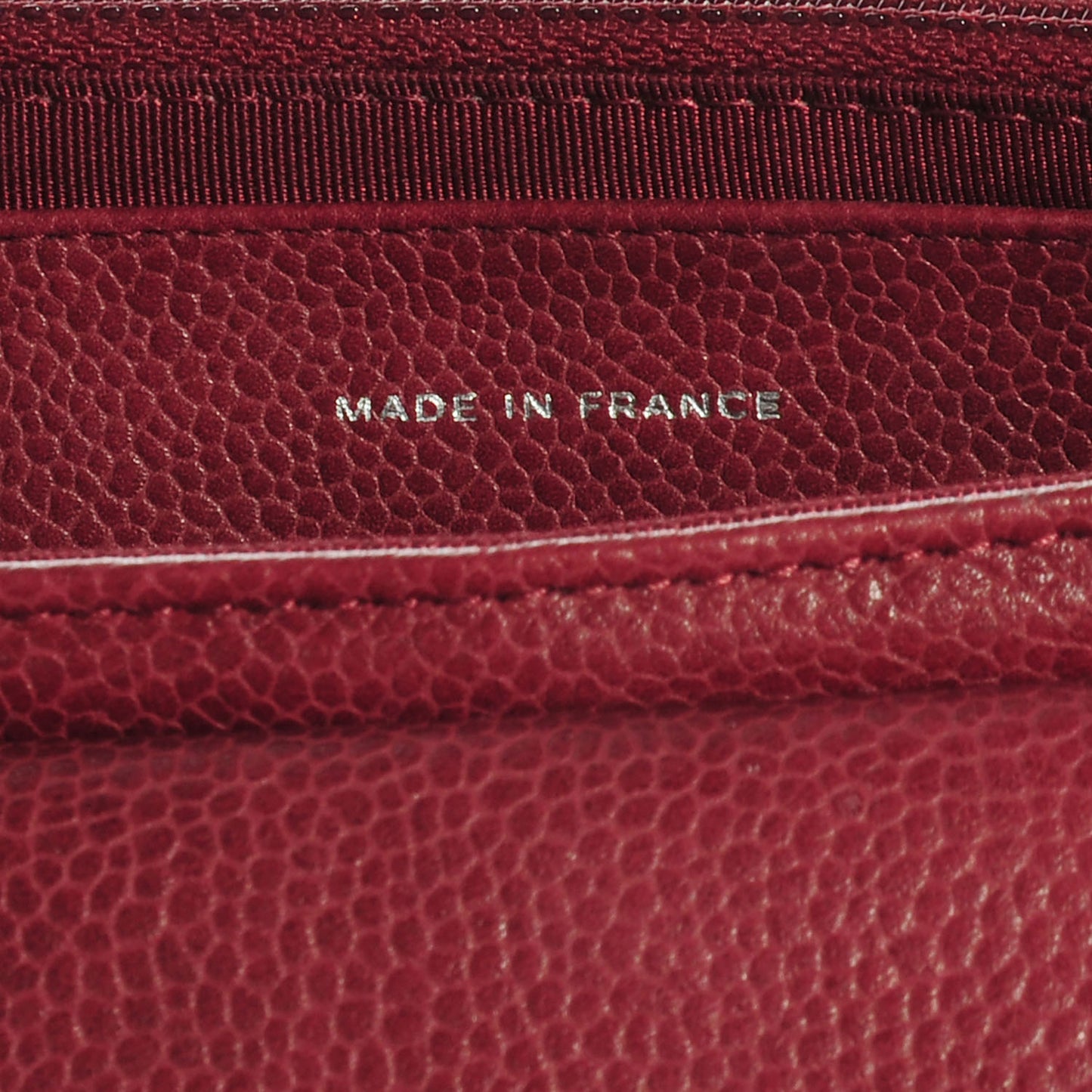 Caviar Half Moon Wallet On Chain WOC Red